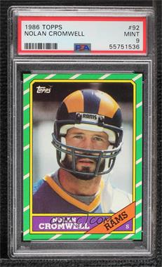 1986 Topps - [Base] #92 - Nolan Cromwell [PSA 9 MINT]