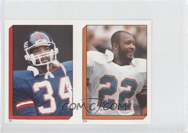 1986 Topps Album Stickers - [Base] #226-76 - Tony Nathan, Elvis Patterson