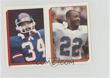 1986 Topps Album Stickers - [Base] #226-76 - Tony Nathan, Elvis Patterson