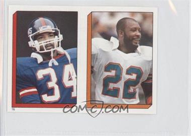 1986 Topps Album Stickers - [Base] #226-76 - Tony Nathan, Elvis Patterson