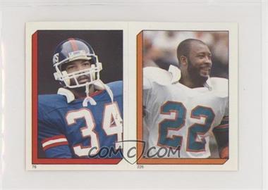 1986 Topps Album Stickers - [Base] #226-76 - Tony Nathan, Elvis Patterson