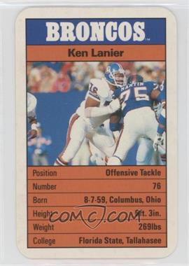 1987 Ace Fact Pack Chicago Bears - [Base] #_KELA - Ken Lanier