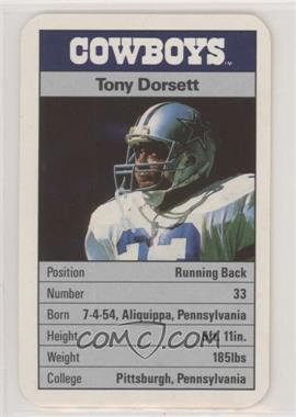1987 Ace Fact Pack Dallas Cowboys - [Base] #_TODO - Tony Dorsett [EX to NM]