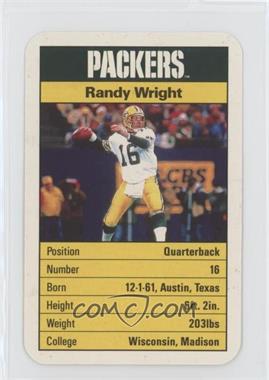 1987 Ace Fact Pack Green Bay Packers - [Base] #_RAWR - Randy Wright
