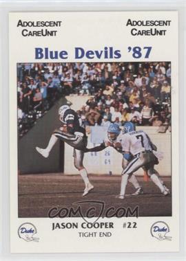 1987 Duke Blue Devils Police - [Base] #_JACO - Jason Cooper
