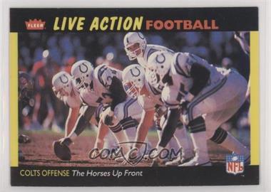 1987 Fleer Live Action Football - [Base] #21 - Colts Offense