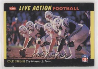 1987 Fleer Live Action Football - [Base] #21 - Colts Offense