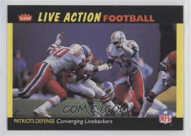 1987 Fleer Live Action Football - [Base] #34 - New England Patriots Team