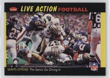 1987 Fleer Live Action Football - [Base] #35 - New Orleans Saints Team