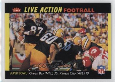 1987 Fleer Live Action Football - [Base] #65 - Super Bowl I