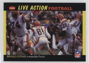 1987 Fleer Live Action Football - [Base] #7 - Cincinnati Bengals Offense