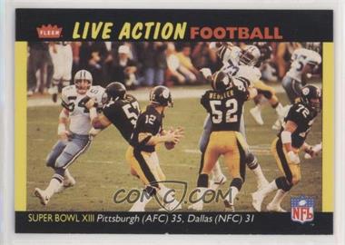 1987 Fleer Live Action Football - [Base] #77 - Terry Bradshaw