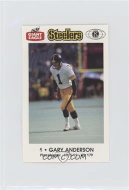 1987 Giant Eagle Pittsburgh Steelers Police - [Base] #1 - Gary Anderson