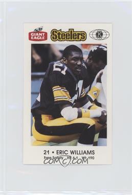 1987 Giant Eagle Pittsburgh Steelers Police - [Base] #21 - Eric Williams