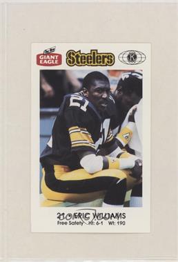 1987 Giant Eagle Pittsburgh Steelers Police - [Base] #21 - Eric Williams