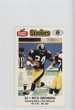 1987 Giant Eagle Pittsburgh Steelers Police - [Base] #24 - Rich Erenberg