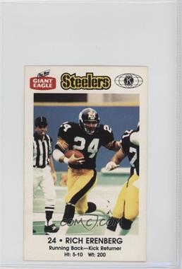 1987 Giant Eagle Pittsburgh Steelers Police - [Base] #24 - Rich Erenberg