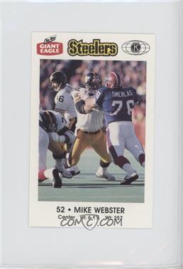 1987 Giant Eagle Pittsburgh Steelers Police - [Base] #52 - Mike Webster