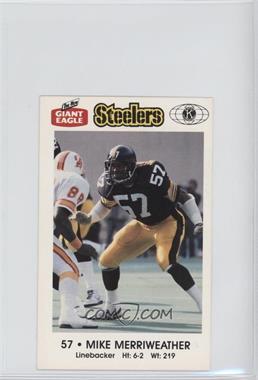 1987 Giant Eagle Pittsburgh Steelers Police - [Base] #57 - Mike Merriweather