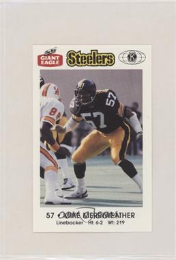 1987 Giant Eagle Pittsburgh Steelers Police - [Base] #57 - Mike Merriweather