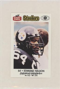1987 Giant Eagle Pittsburgh Steelers Police - [Base] #64 - Edmund Nelson