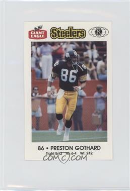 1987 Giant Eagle Pittsburgh Steelers Police - [Base] #86 - Preston Gothard