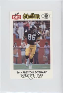 1987 Giant Eagle Pittsburgh Steelers Police - [Base] #86 - Preston Gothard