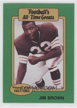 1987 Hygrade Football's All-Time Greats - [Base] #_JIBR - Jim Brown