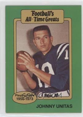 1987 Hygrade Football's All-Time Greats - [Base] #_JOUN - Johnny Unitas