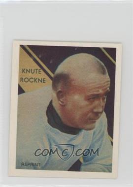 1987 Hygrade Football's All-Time Greats - Rare & Famous Reprints #_KNRO - Knute Rockne (1935 National Chicle)