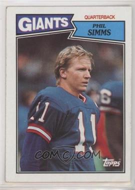 1987 Topps - [Base] #10 - Phil Simms [EX to NM]