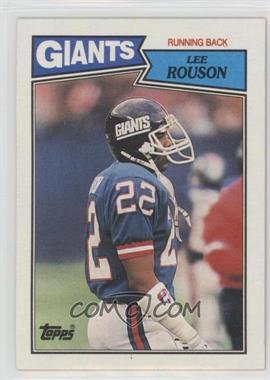 1987 Topps - [Base] #13 - Lee Rouson