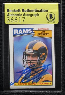 1987 Topps - [Base] #145 - Jim Everett [BAS Authentic]