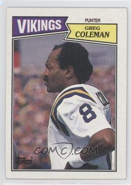 1987 Topps - [Base] #206 - Greg Coleman