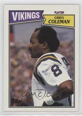 1987 Topps - [Base] #206 - Greg Coleman