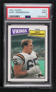 1987 Topps - [Base] #207 - Gary Zimmerman [PSA 9 MINT]