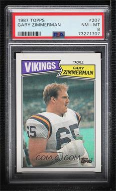 1987 Topps - [Base] #207 - Gary Zimmerman [PSA 8 NM‑MT]