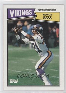 1987 Topps - [Base] #212 - Rufus Bess