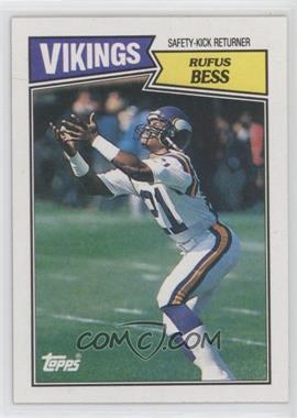 1987 Topps - [Base] #212 - Rufus Bess