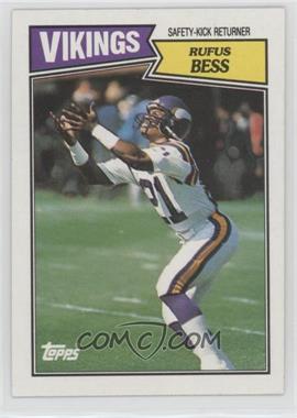 1987 Topps - [Base] #212 - Rufus Bess