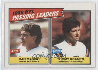 1987 Topps - [Base] #227 - Dan Marino, Tommy Kramer [Poor to Fair]