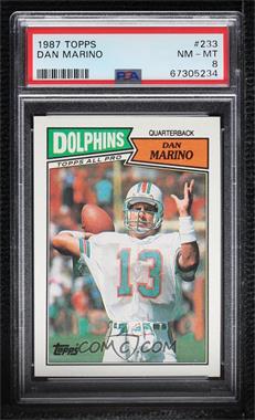 1987 Topps - [Base] #233 - Dan Marino [PSA 8 NM‑MT]