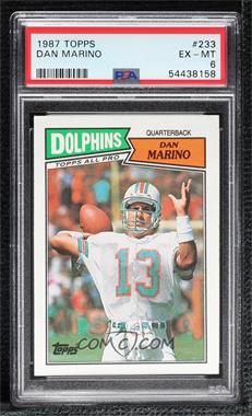 1987 Topps - [Base] #233 - Dan Marino [PSA 6 EX‑MT]