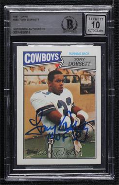 1987 Topps - [Base] #263 - Tony Dorsett [BGS Authentic]