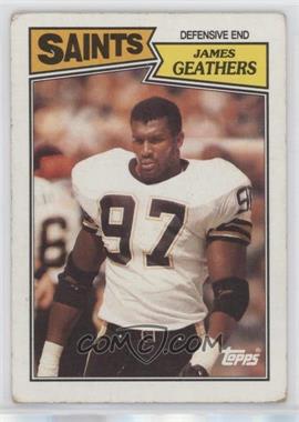 1987 Topps - [Base] #282 - James Geathers [Poor to Fair]