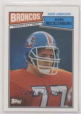 1987 Topps - [Base] #39 - Karl Mecklenburg