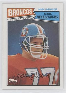 1987 Topps - [Base] #39 - Karl Mecklenburg