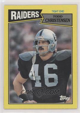 1987 Topps - Box Bottoms #B - Todd Christensen