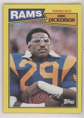 1987 Topps - Box Bottoms #C - Eric Dickerson