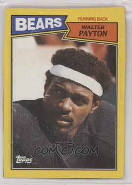 1987 Topps - Box Bottoms #J - Walter Payton [EX to NM]